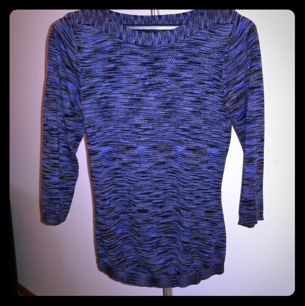 Lightweight space dye sweater